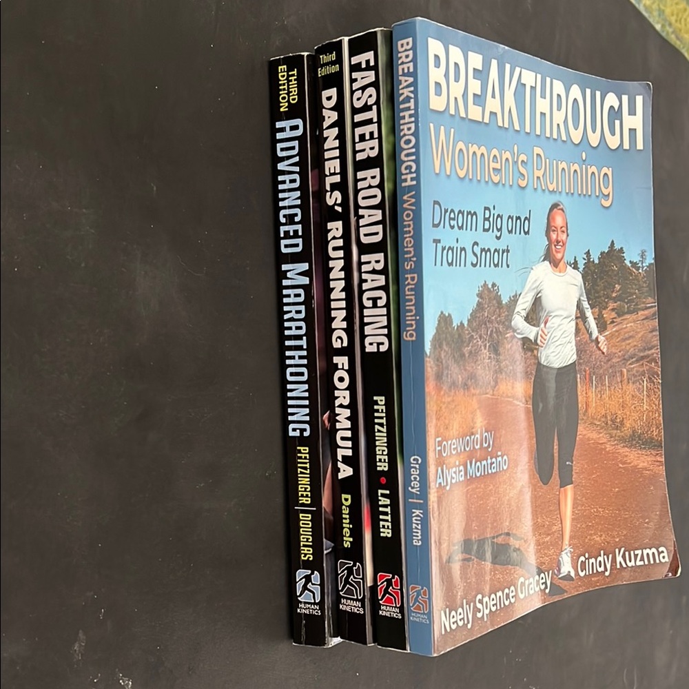 Lot of Marathon Training Books - Signed Copy by Neely Spence Gracey